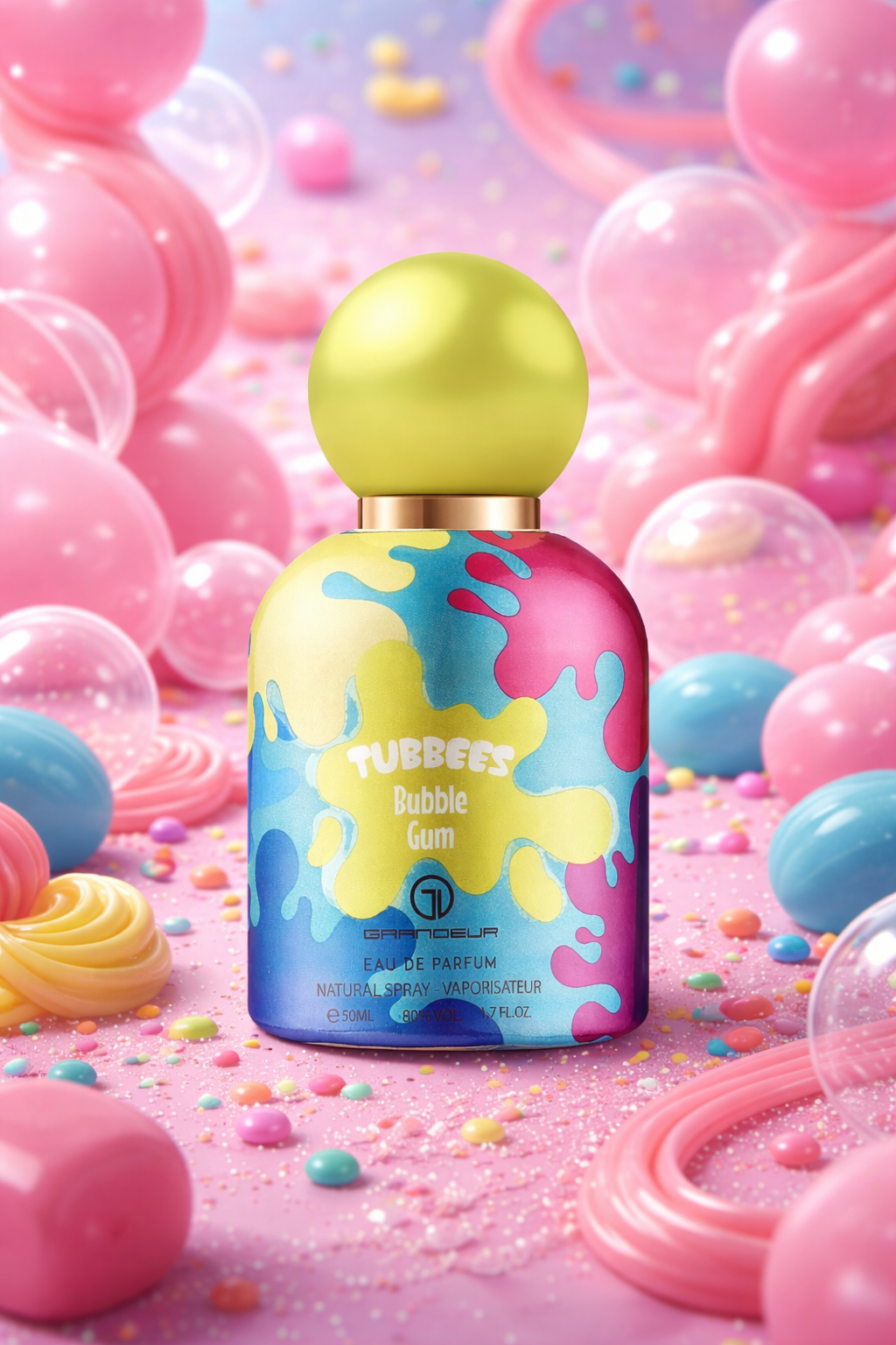 Tubbees Bubble Gum EDP 1.7 oz for Kids by Grandeur