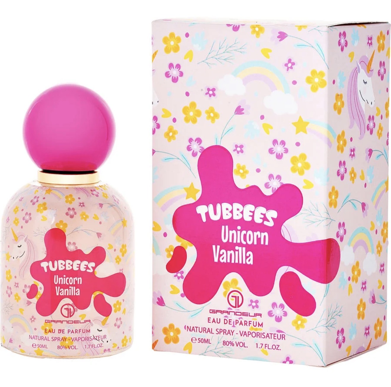 Tubbees Unicorn Vanilla EDP 1.7 oz for Kids by Grandeur