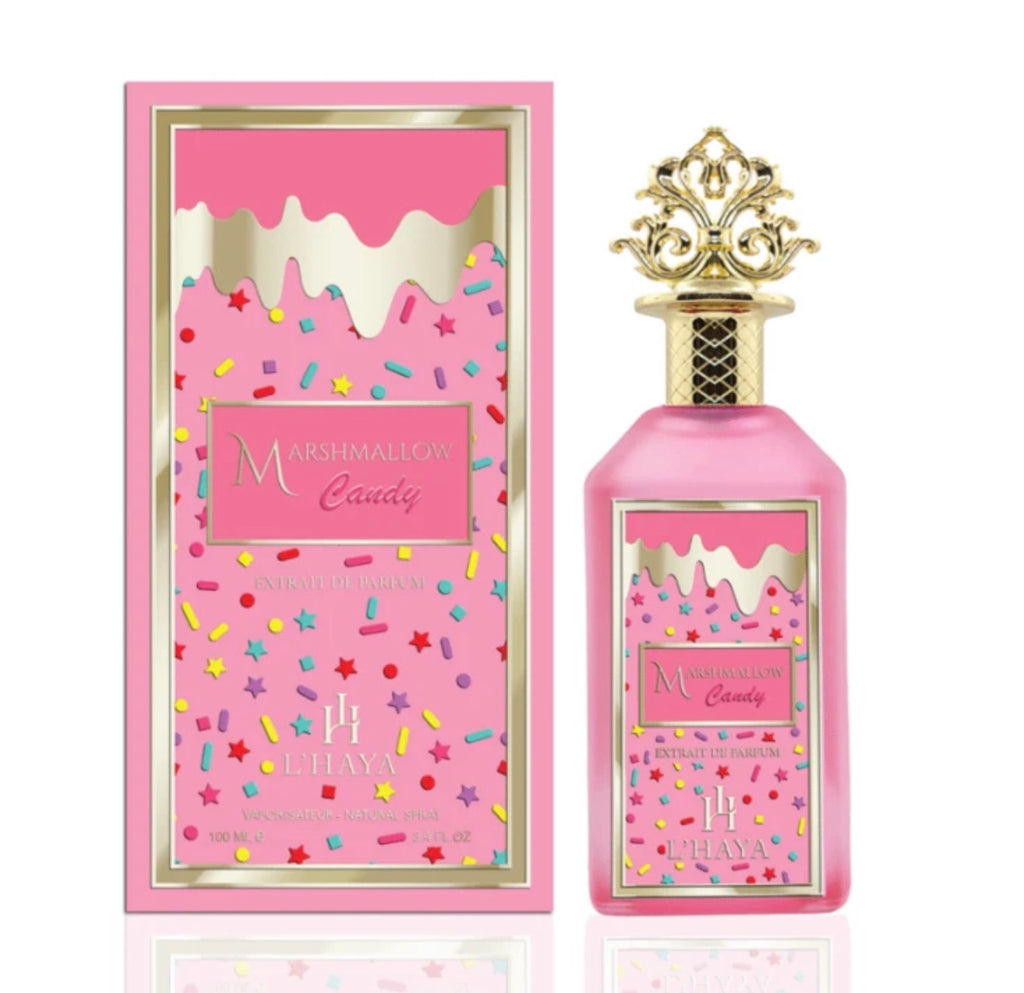 L’Haya Marshmallow Candy 3.3 oz Extrait the Parfum Unisex