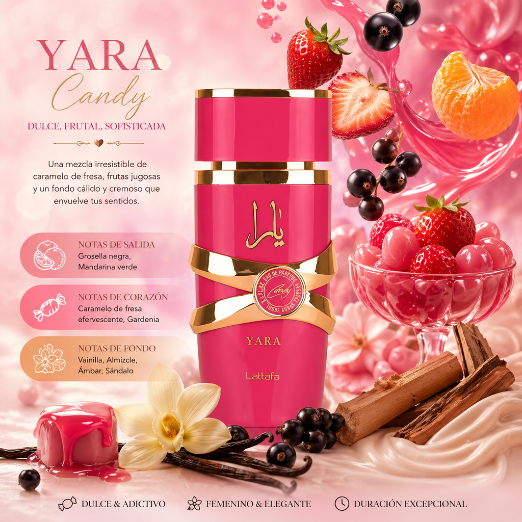 YARA CANDY Women EDP - 100MI (3.40z) By Lattafa