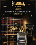 Gift set Le Scandal Le Parfum Eau de Parfum 100 ml / 3,4 fl. oz + Gel de Ducha 75 ml Para Hombres de Jean Paul Gaultier
